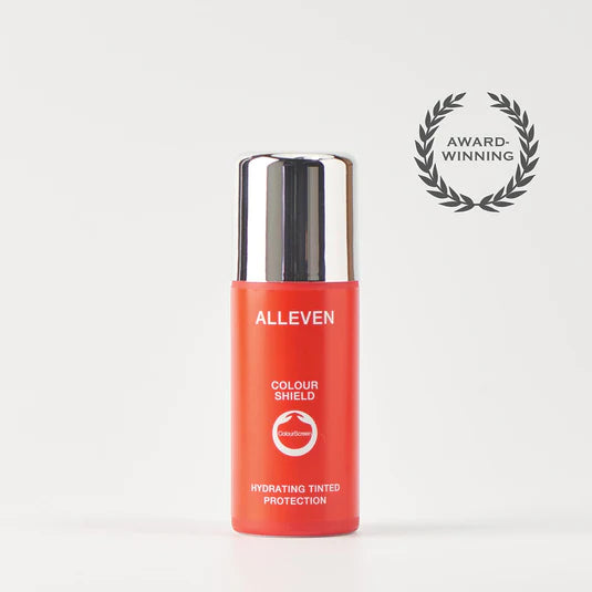 ALLEVEN purškiamas makiažo pagrindas kūnui „Colour Shield“, 100ml (IVORY)