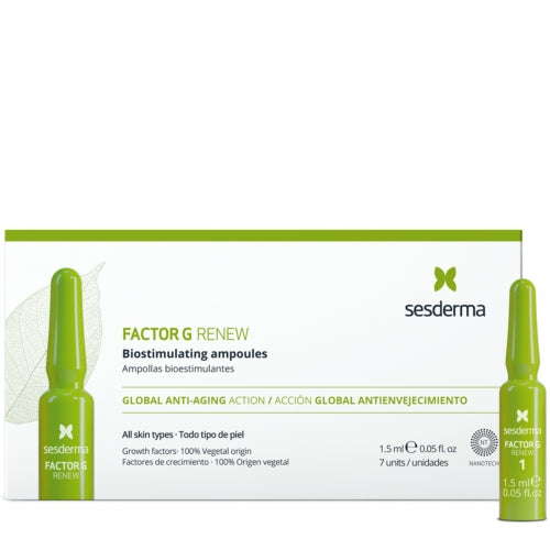 SESDERMA FACTOR G GLOBAL ANTI-AGING ampulės, 7x1,5 ML SESDERMA