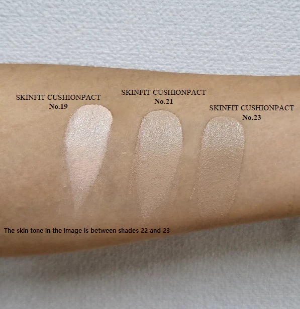 CUSKIN cushion makiažo pagrindas su keičiamu užpildu SPF50, 15g + 15g