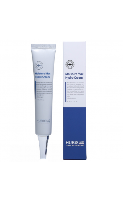 HUBISLAB drėkinamasis veido kremas MOISTURE MAX HYDRO, 40 G HUBISLAB