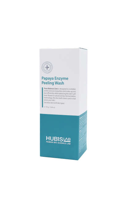 HUBISLAB veido šveitiklis su papajos fermentais PURE BALANCE, 70 G HUBISLAB