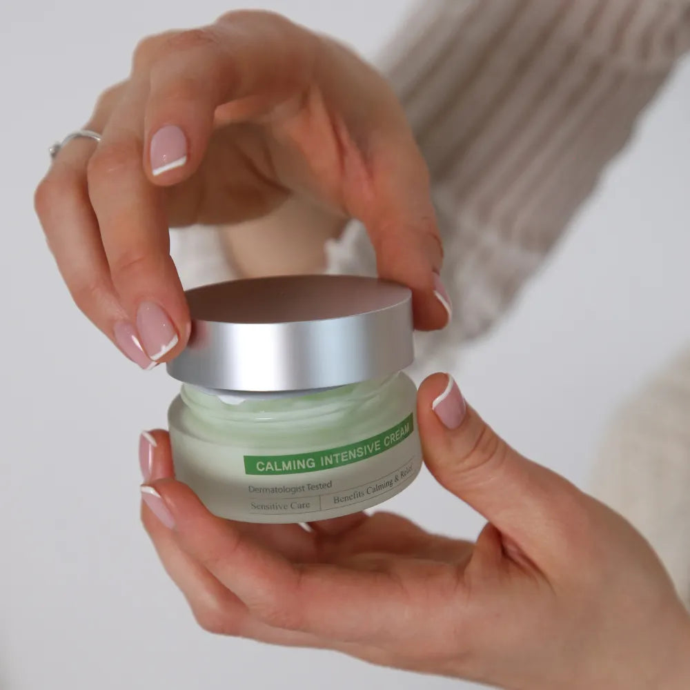 CUSKIN intensyviai raminantis veido kremas su vitaminu K, 30ml