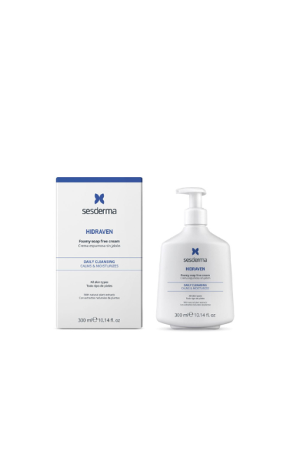 SESDERMA bemuilis putojantis prausiklis HIDRAVEN, 300 ML SESDERMA