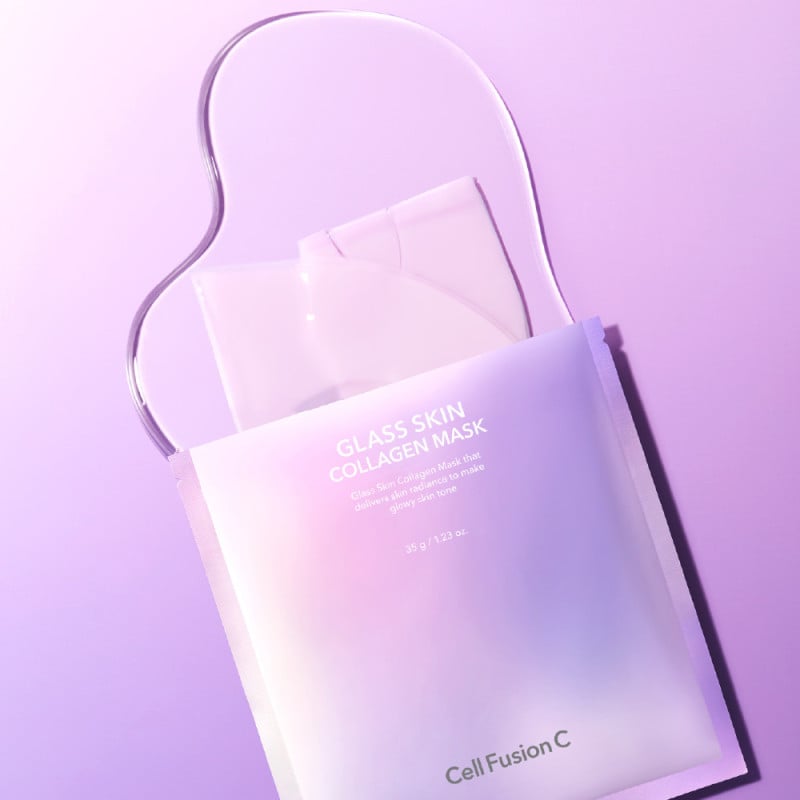 Cell Fusion C hidrogelinė kaukė su kolagenu "Glass Skin Collagen Mask"