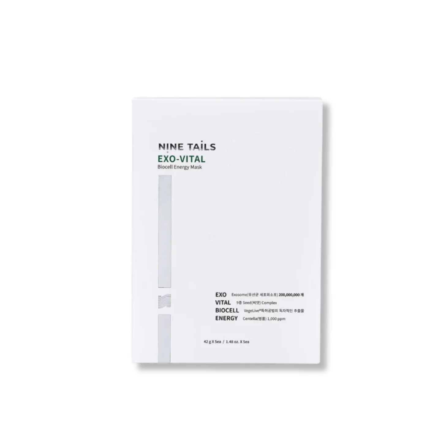 NINE TAILS intensyviai liftinguojanti drėkinamoji lakštinė kaukė, 42g.