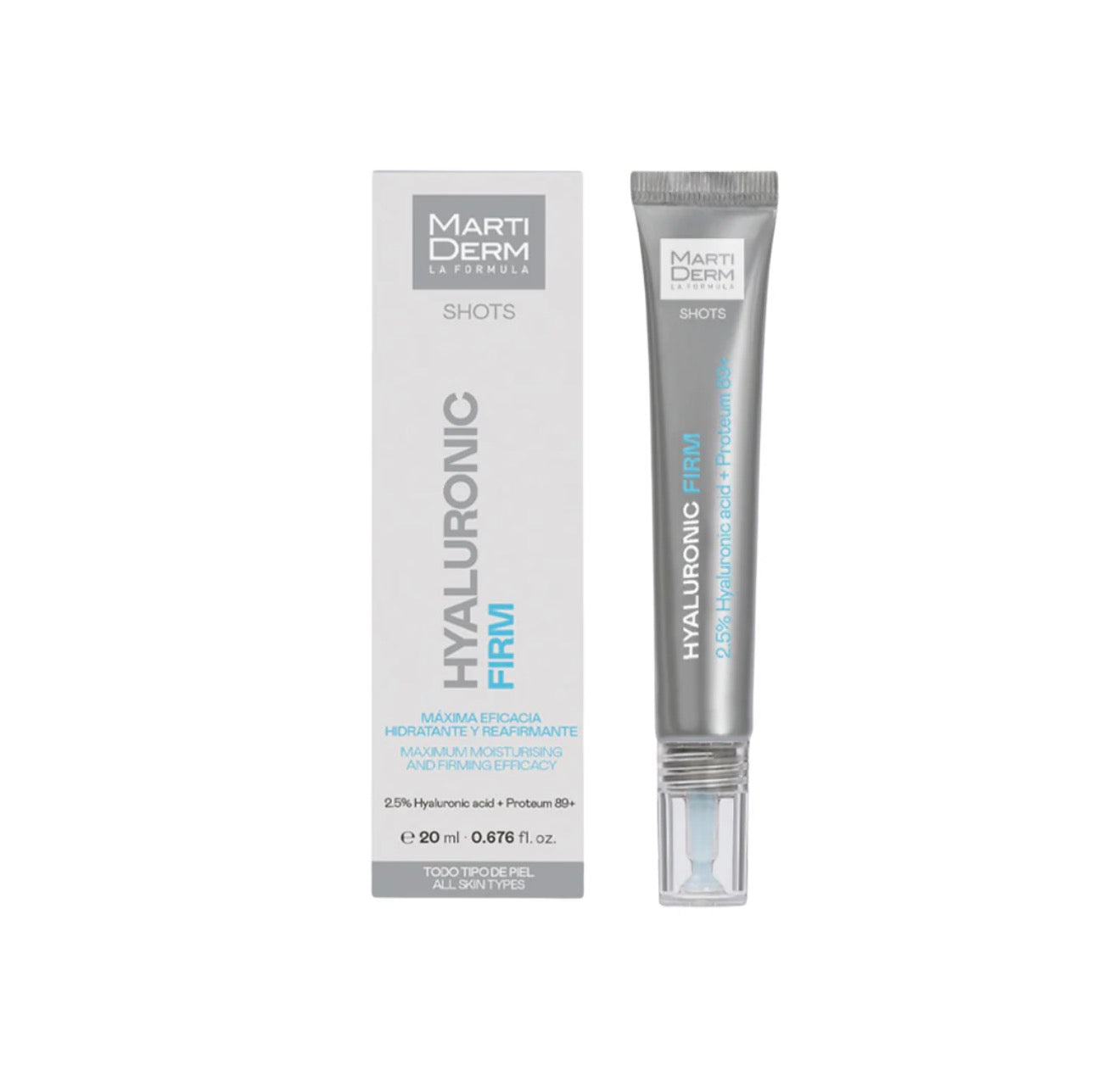 MARTIDERM veido odos koncentratas HYALURONIC FIRM SHOTS, 20 ml Miloir