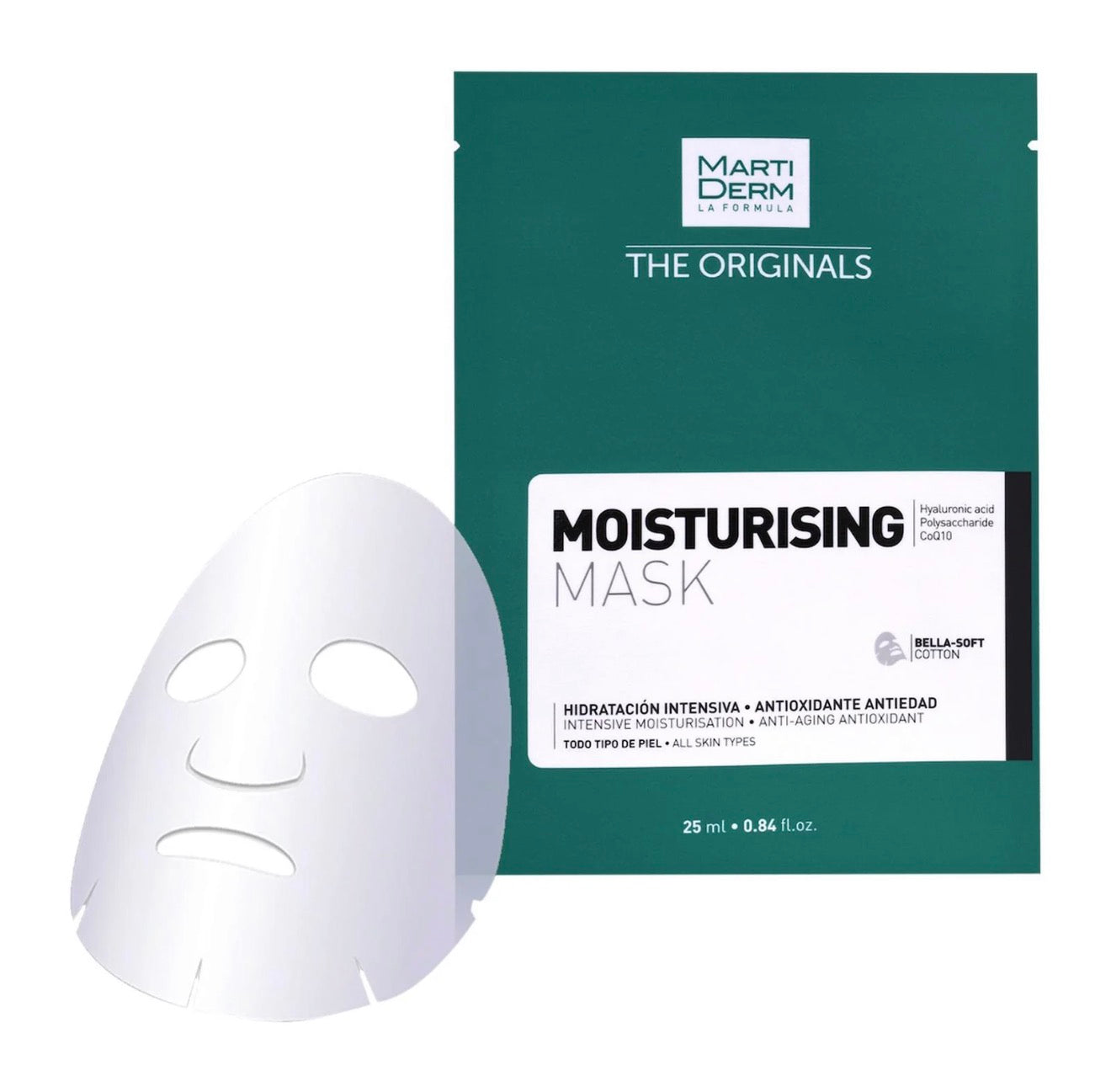 MARTIDERM drėkinamoji veido kaukė MOISTURISING MASK. 25 ML X 1 VNT. MartiDerm