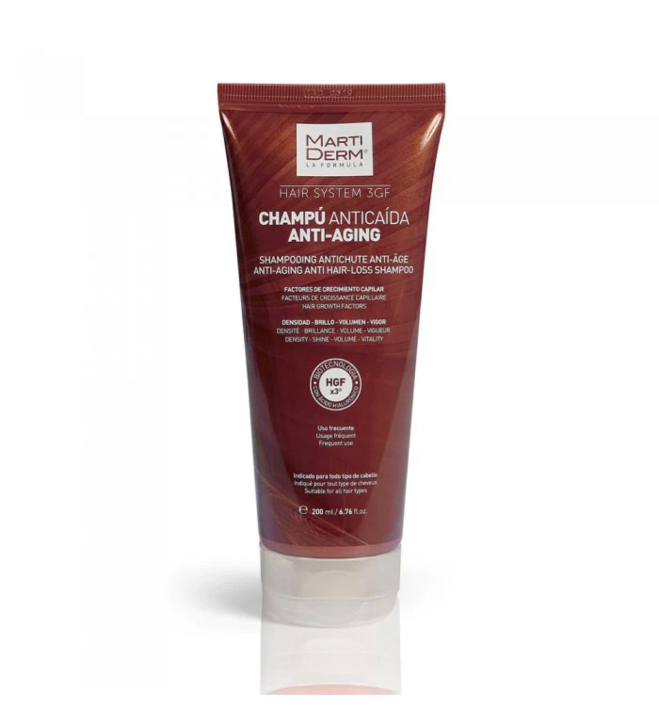 MARTIDERM apimties suteikiantis ir plaukų slinkima stabdantis šampūnas, 200 ML MartiDerm