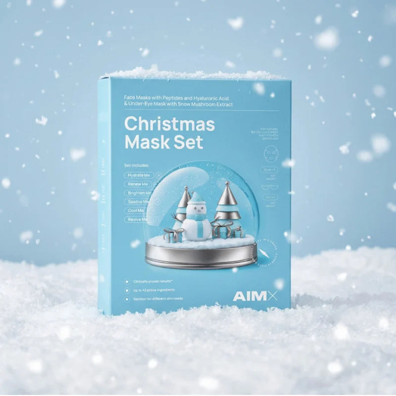 AIMX Christmas veido kaukių rinkinys, 6vnt. AIMX