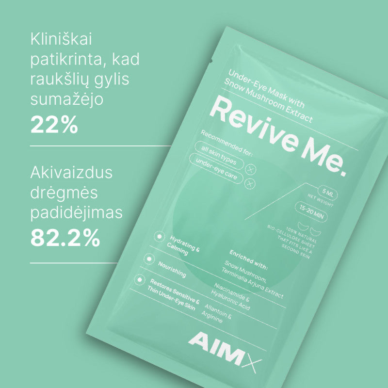 AIMX „Revive Me“ paakių kaukės 5vnt.