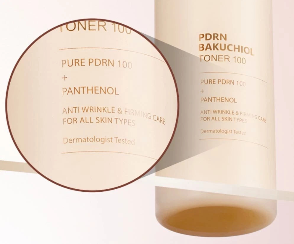 CUSKIN stangrinantis tonikas su PDRN ir AUGALINIU BAKUČIOLIU, 300ml CUSKIN