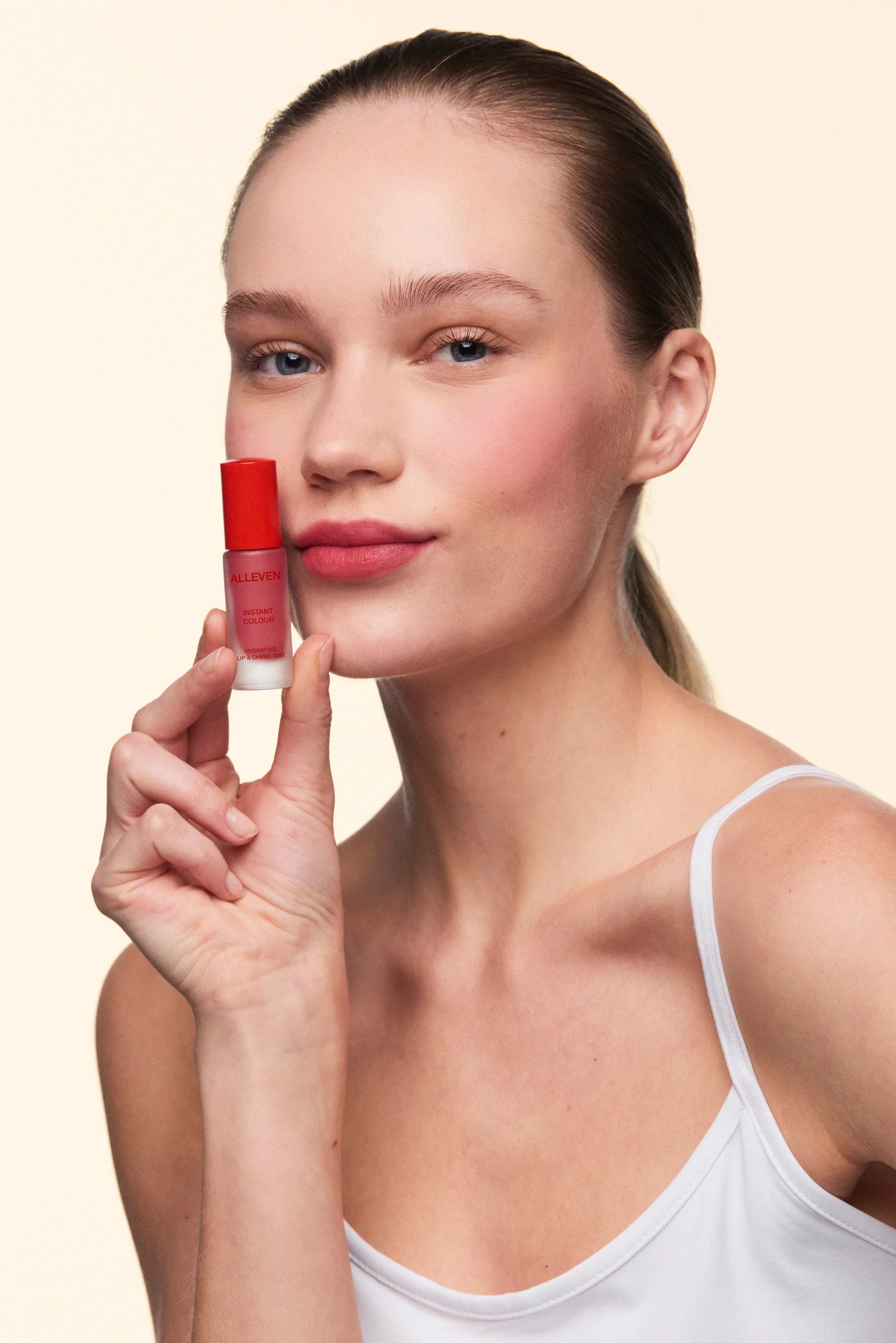 ALLEVEN „Instant Colour“, 5 ml lūpoms&skruostams (rose) ALLEVEN