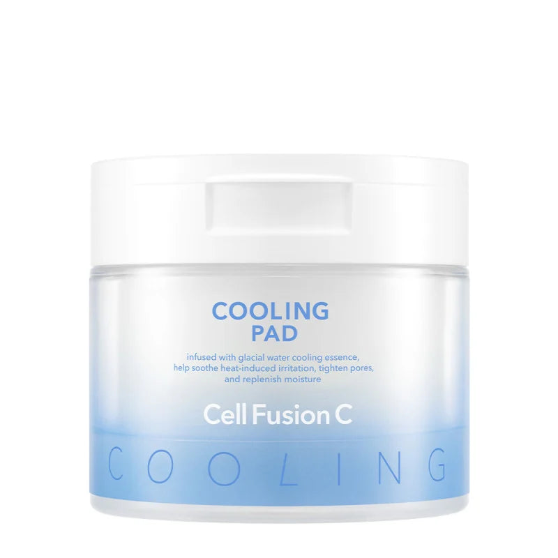 Vėsinantis ir drėkinantis veido tonikas First Cooling Pad cell fusion c