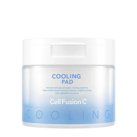 Vėsinantis ir drėkinantis veido tonikas First Cooling Pad cell fusion c